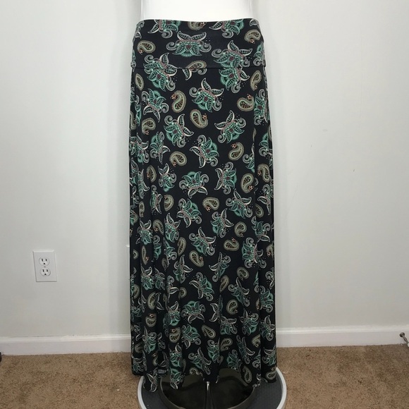 LulaRoe Paisley Maxi Skirt - Picture 4 of 9